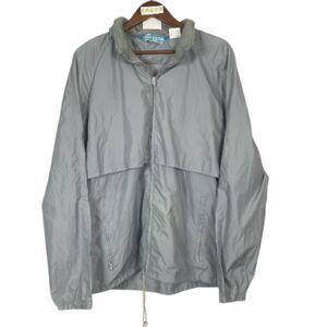 WOOLRICH TRTON Gray Windbreaker Jacket /Mns L